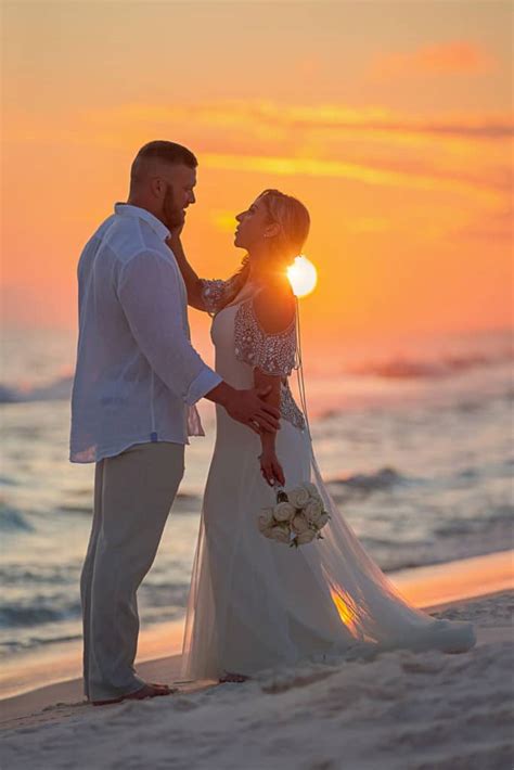 Blazing Sunset Beach Wedding - Wedding Photography