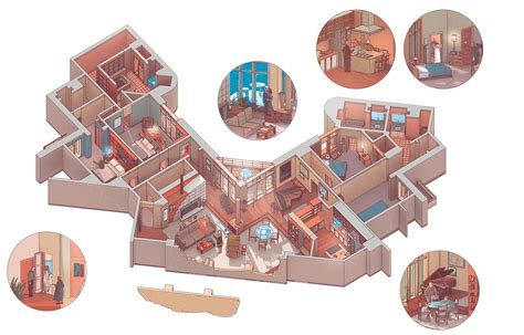 Frasier Apartment Floor Plan - floorplans.click