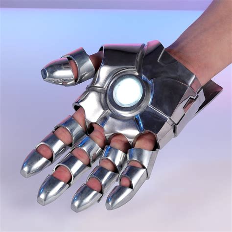 Iron Man Glove Metal Mark Wearable Gauntlet Armor With ...