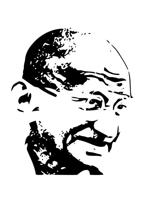 Coloring Page Mahatma Gandhi - free printable coloring pages - Img 11419