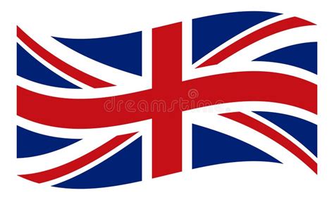 Great Britain, United Kingdom Flag. UK Flag Icon. Waving Flag of United ...