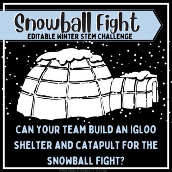 Winter STEM Activity: Snowball Fight by Wild Littles and Middles