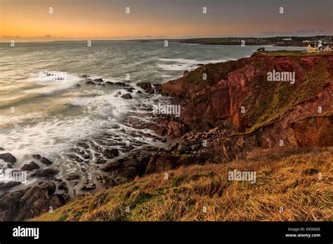 Hope Cove Sunset Stock Photo - Alamy