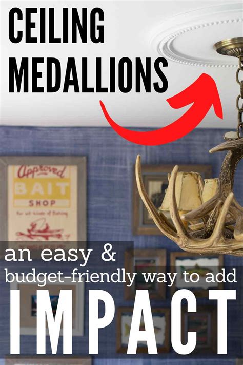 How to Install Ceiling Medallions - The Heathered Nest