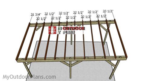 Flat Roof Carport Plans | MyOutdoorPlans