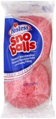 Hostess Sno Balls - 3.5 oz, Nutrition Information | Innit