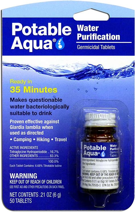 Water Purification Tablets - Cache Tactical Supply