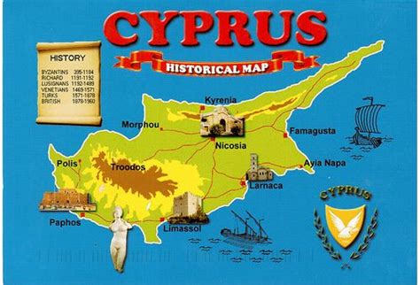 Historical map of cyprus – Artofit