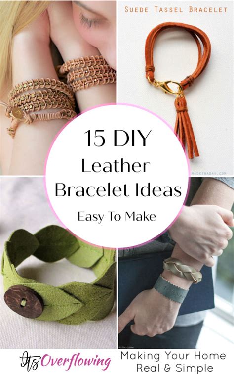 How to Make a Leather Bracelet (15 Easy Patterns and Ideas)