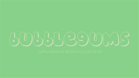 Bubblegums Font Download Free For Desktop And Webfont