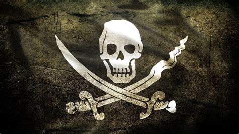 Jolly Roger, skull, pirates, skull and bones, digital art, HD Wallpaper ...