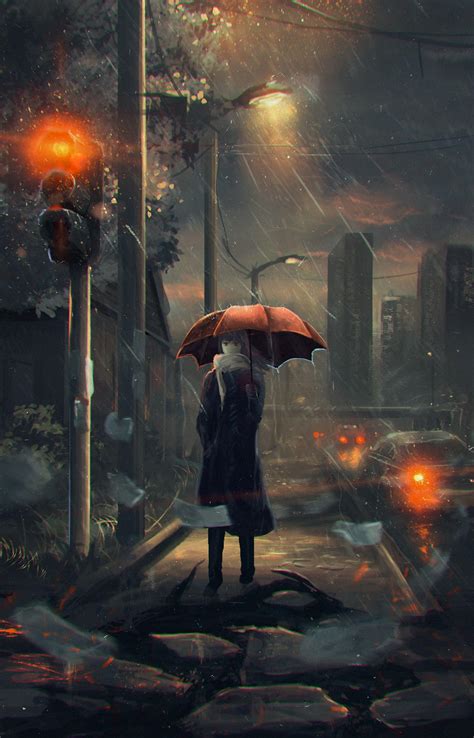 Rainy Day Anime Wallpapers - Top Free Rainy Day Anime Backgrounds ...