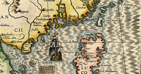 1594 Map Published In 1606 Of Formosa Taiwan Philippines And