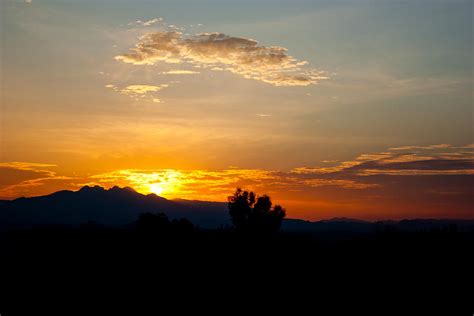 Sunrise Over Four Peaks Photograph by Michael Brondum