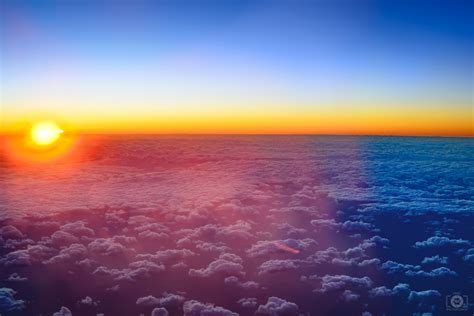 Sunset Sky Above the Clouds Background - High-quality Free Backgrounds