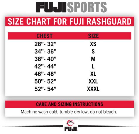 Fuji Bike Size Chart