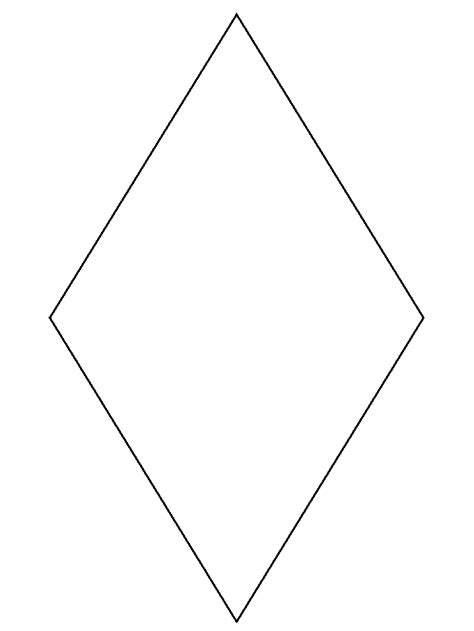 Diamond Simple-shapes Coloring Pages & coloring book.