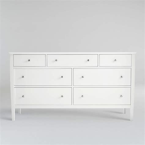 Mason White 7-Drawer Dresser + Reviews | Crate & Barrel