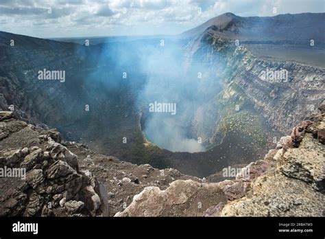 Masaya Volcano, Masaya Volcano National Park, Masaya, Nicaragua Stock ...