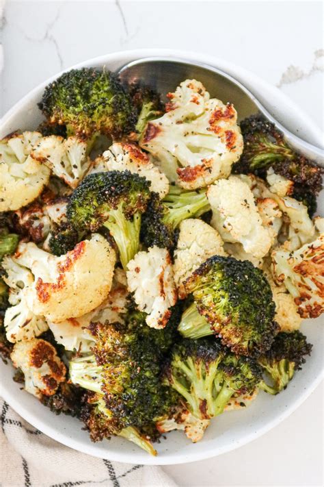 Roasted Broccoli And Cauliflower Recipe (The Easiest Side)!