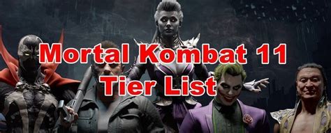 Mortal Kombat 11 (MK11) Tier List (2023) - Gameinstants