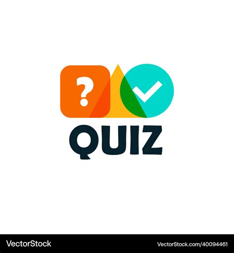 Quiz logo icon Royalty Free Vector Image - VectorStock