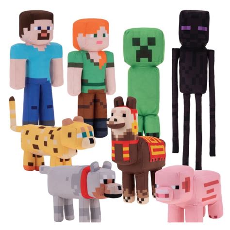 Jumbo Minecraft Plush - 48 Pieces Assorted Characters