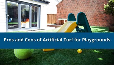 Pros and Cons of Artificial Turf for Playgrounds - Rubcorp