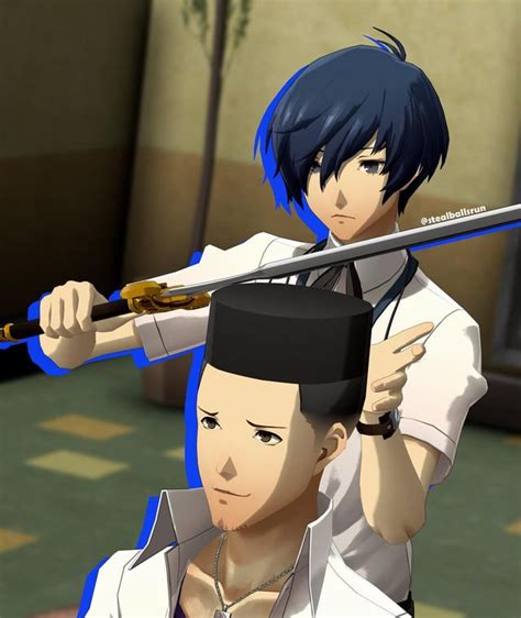 MC gives Jumpei a new hairstyle : r/PERSoNA