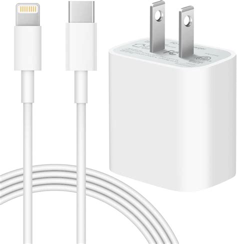 iPhone 14 13 12 Fast Charger, [Apple MFi Certified] 20W PD USB C Wall ...