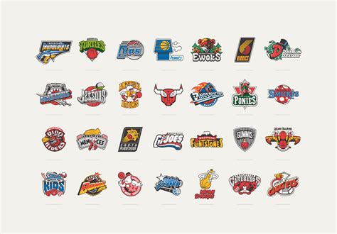 NBA Teams X 80's Toons - Full Project on Behance | Nba teams, Graphic ...