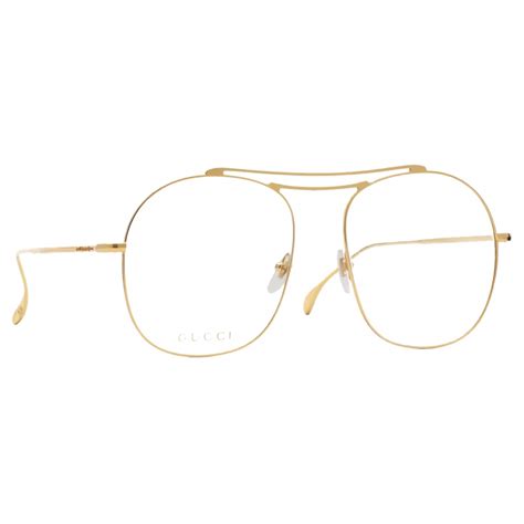 Gucci - Round Frame Optical Glasses - Gold - Gucci Eyewear - Avvenice