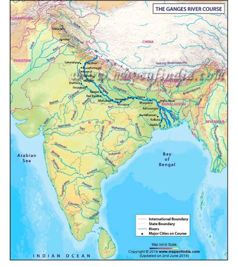 Ganges River System Map