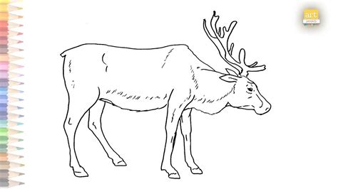 Elk Outline Drawing