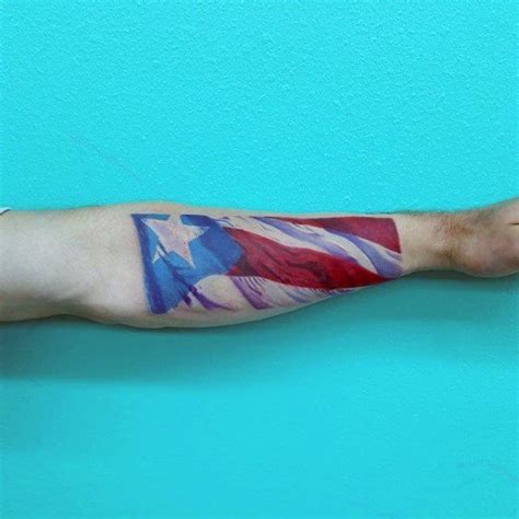 50 Puerto Rican Flag Tattoo Ideas For Men - Puerto Rico Designs | Flag ...