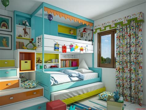 Colorful Kids Bedroom Paint Ideas For Energetic Kids - RooHome