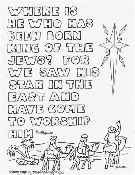 Christmas Scripture Coloring Pages - BobbyropStone