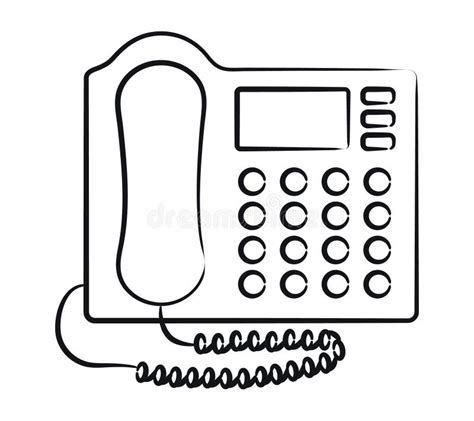 Office Telephone Stock Illustrations – 53,108 Office Telephone Stock ...