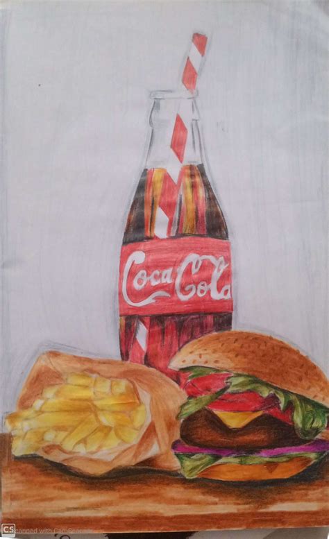 Best Free Food Drawing Realistic Sketch For Beginner - Sketch Drawing Art