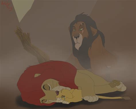 Mufasa's Death by AnkokuFang on DeviantArt