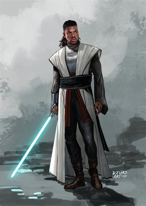 Jedi Master Finn by Uzuri Art : r/ImaginaryJedi