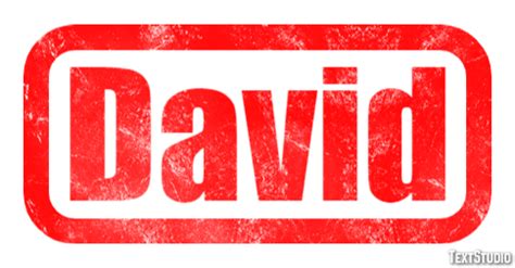 David Text Effect and Logo Design Name