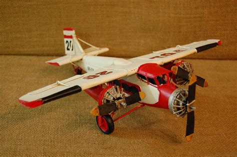 Vintage Reproduction Metal Toy Airplane Ford Tri-Motor toy