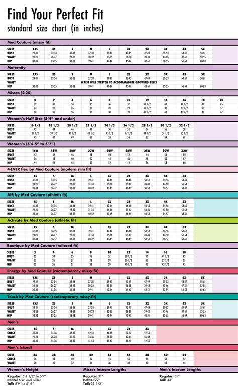 Size Chart | Lotts Of Scrubs