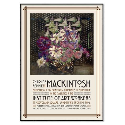 Charles Rennie Mackintosh Prints and Art Exhibition Posters | Art ...