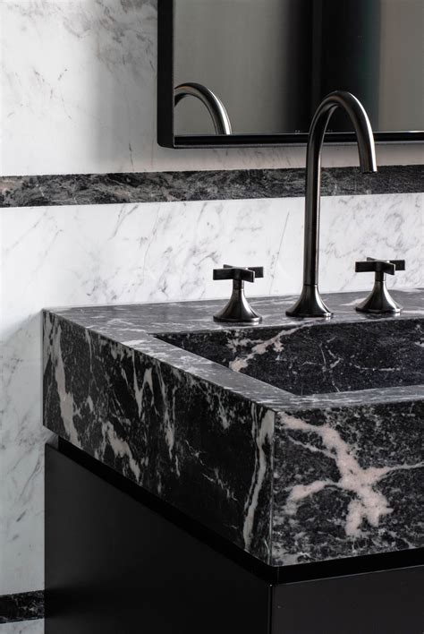 Black Marble Sink Bathroom | Noconexpress