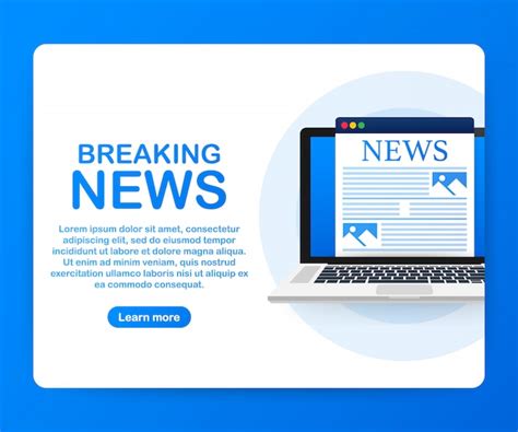 Premium Vector | Breaking news template