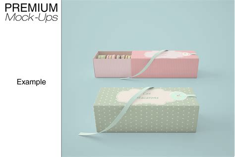 French Macarons & Gift Box Mockup Pack on Behance