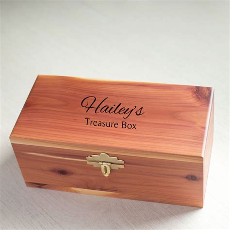 Personalized Cedar Wood Keepsake Box: Child's by LifetimeCreations