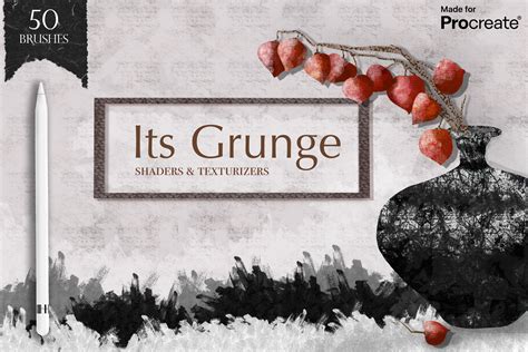 Grunge Texture Brushes For Procreate - Design Cuts